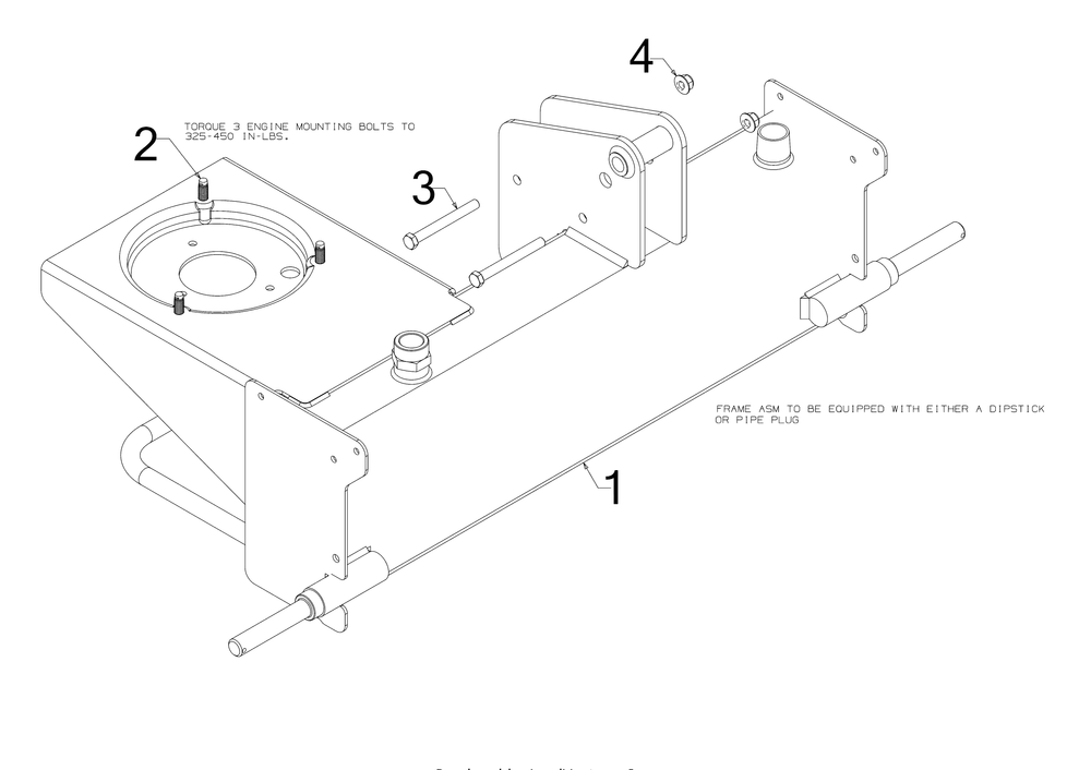 Frame Diagram and Parts List for LS25 (24BF552B756)(2017) Cub Cadet Log Splitter